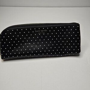 Kate Spade Pencil Pouch Geo Spade Cosmetic Travel New